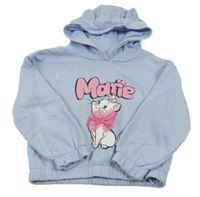 Světlemodrá mikina s kočičkou Marií a kapucí PRIMARK