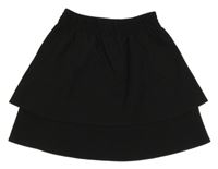 Černá vrstvená sukně George