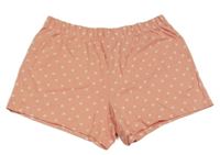 Růžové květované kraťasy YIGGA