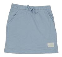 Světlemodrá tepláková sukně s nášivkou L&D