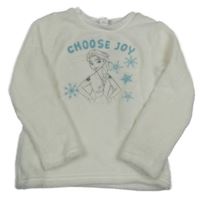 Bílá plyšová mikina s Elsou ORCHESTRA