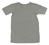 Šedé melírované tričko WE