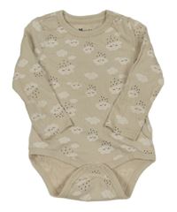 Světlebéžové body s obláčky so cute