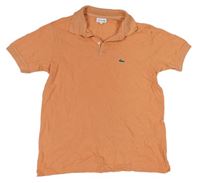 Oranžové polo tričko Lacoste