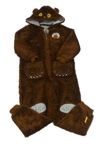 Hnědá chlupatá kombinéza s kapucí - Gruffalo M&S