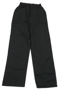 Černé plátěné kalhoty