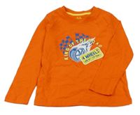 Oranžové triko s kolem Lupilu