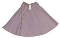 Nové - Levandulová plisovaná sukně
