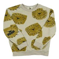 Písková mikina s lvy H&M