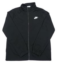 Černá sportovní propínací mikina s logem Nike