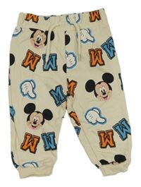 Smetanové tepláky s Mickeym a písmeny Pep&Co