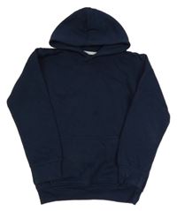 Tmavomodrá mikina s kapucí 