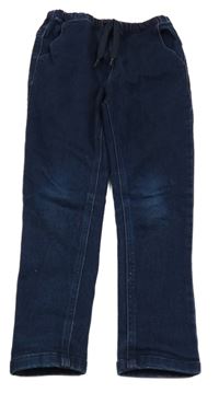 Tmavomodré skinny rifle Next