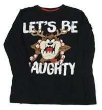 Černé triko s Tazem - Looney Tunes