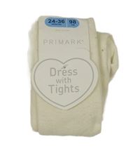 Nové - smetanové punčocháče PRIMARK