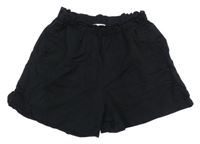 Černé teplákové kraťasy H&M