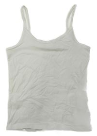 Bílý crop top H&M