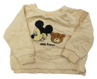 Smetanová mikina s Mickeym sinsay