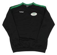 Černá sportovní mikina s logem Hummel