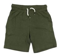 Khaki bavlněné kraťasy zn. F&F