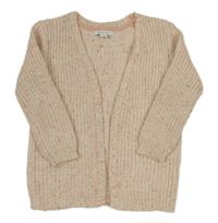 Růžový třpytivý svetrový cardigan Primark