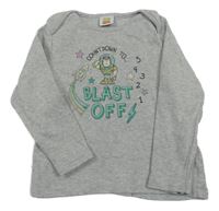 Šedé triko s Buzzem Rakeťákem Disney
