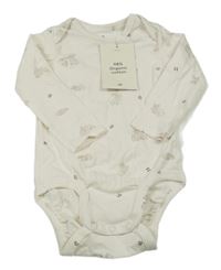 Nové - Smetanové body s králíčky H&M