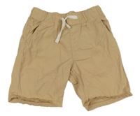 Béžové plátěné kraťasy H&M