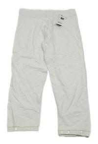 Nové - Bílé crop legíny s flitry Dunnes Sores