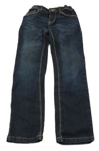 Tmavomodré skinny rifle C&A