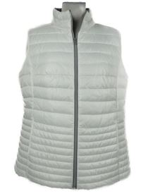 Dámská bílá šusťáková prošívaná zateplená vesta C&A