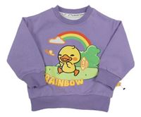 Fialová mikina s kačátkem