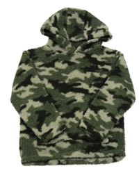 Army huňatá mikina s kapucí Matalan