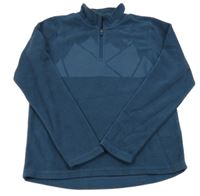 Tmavomodrá fleecová mikina 