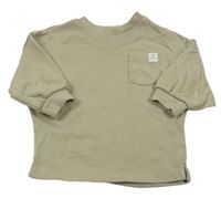 Béžová mikina s kapsou Next