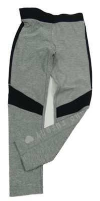 Šedo-černé sportovní legíny Crivit