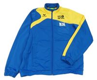 Modro-žlutá sportovní propínací mikina Erima 