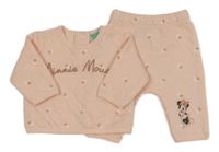 2 set - růžová mikina s Minnie + růžové tepláky s Minnnie 