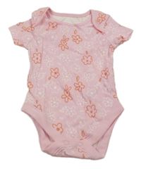 Světlerůžové květované body George