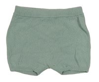Zelenkavé pletené kraťasy Matalan