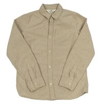 Béžová melírovaná košile H&M