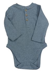 Šedomodré žebrované body George
