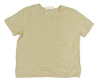 Světlebéžové pletené tričko H&M