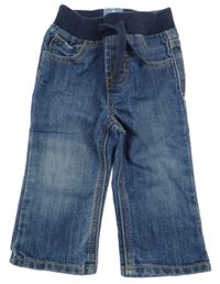 Modré rifle s úpletový pasem GAP