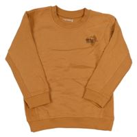 Oranžová mikina s potiskem Nutmeg