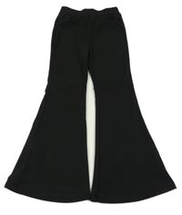 Černé flare kalhoty 