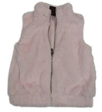 Světlerůžová kožešinová podšitá vesta