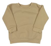 Béžová žebrovaná mikina Primark