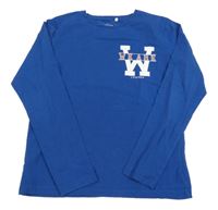 Modré triko s nápisem Name it