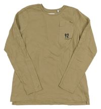 Pískové triko s kapsou s číslem C&A